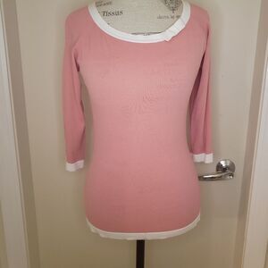 Vintage retro pink top